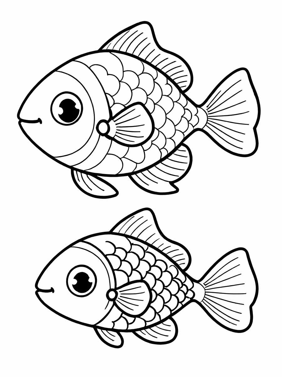 Fish coloring page (68)