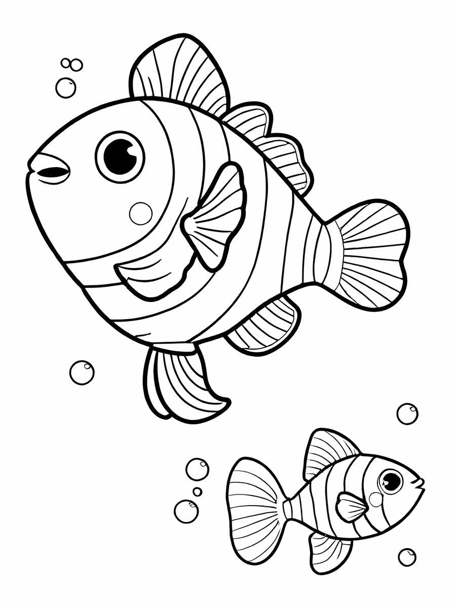 Fish coloring page (70)