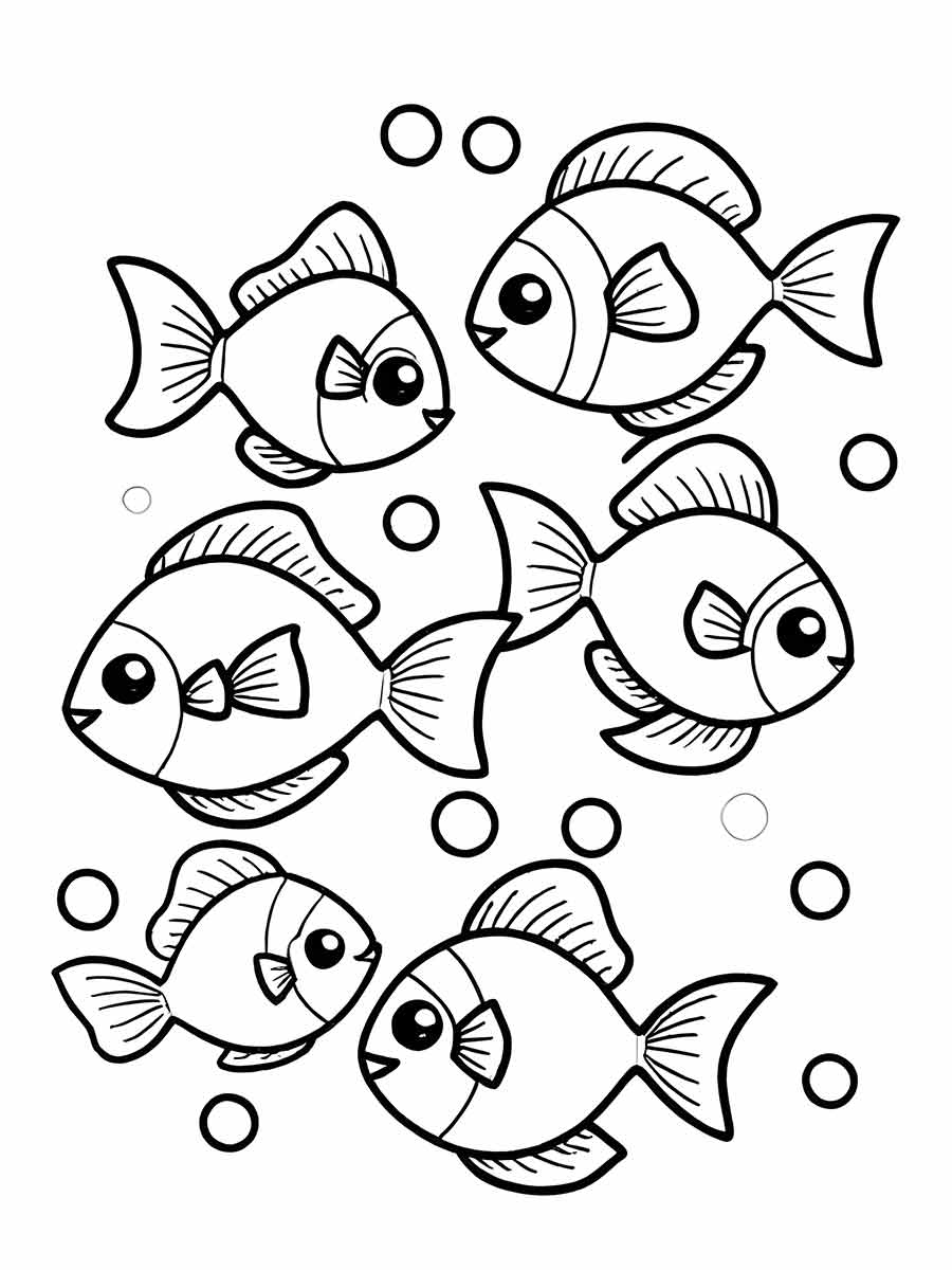 Fish coloring page (72)