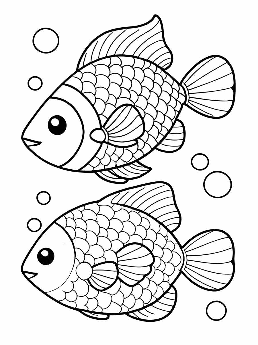 Fish coloring page (73)