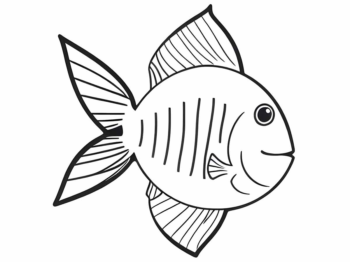 Fish coloring page (76)