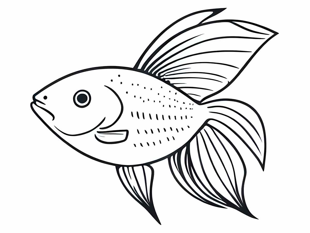 Fish coloring page (79)