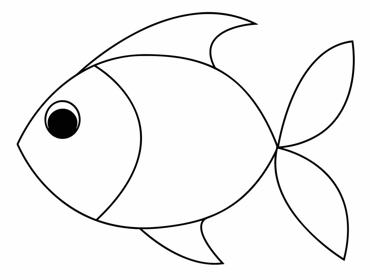 Fish coloring page (8)