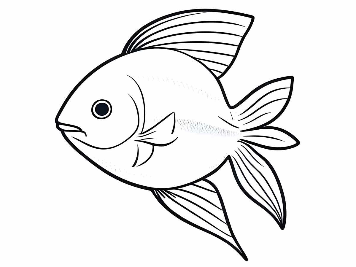 Fish coloring page (81)