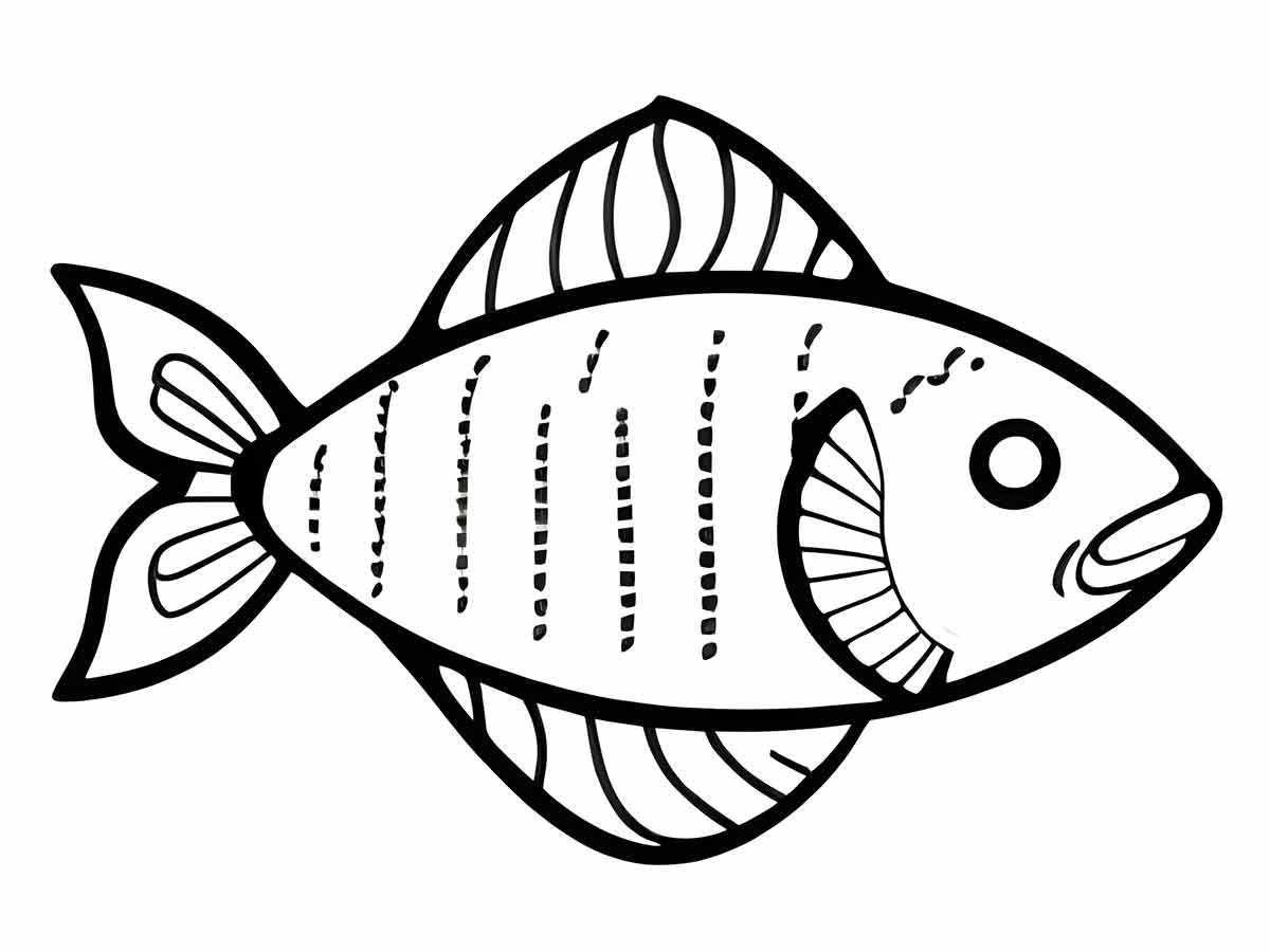 Fish coloring page (84)