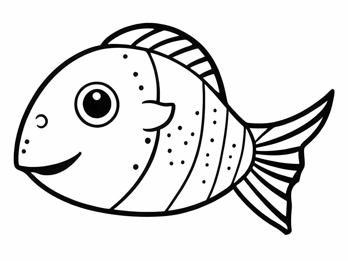 Fish coloring page (85)