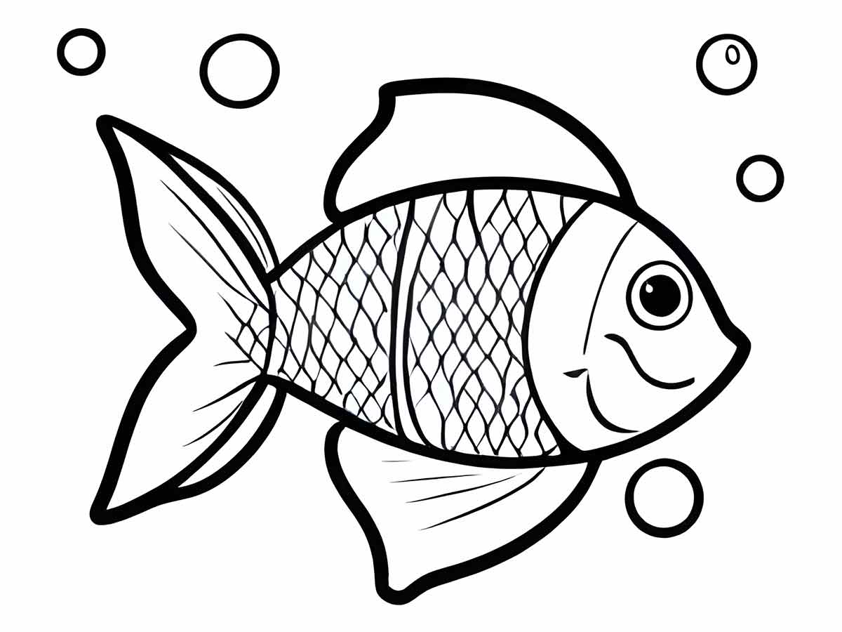 Fish coloring page (89)