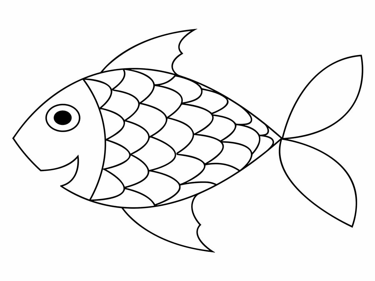 Fish coloring page (9)