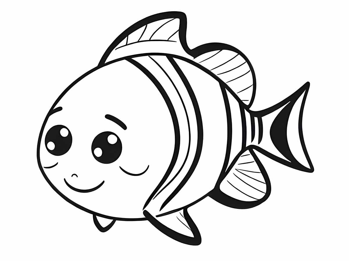 Fish coloring page (90)