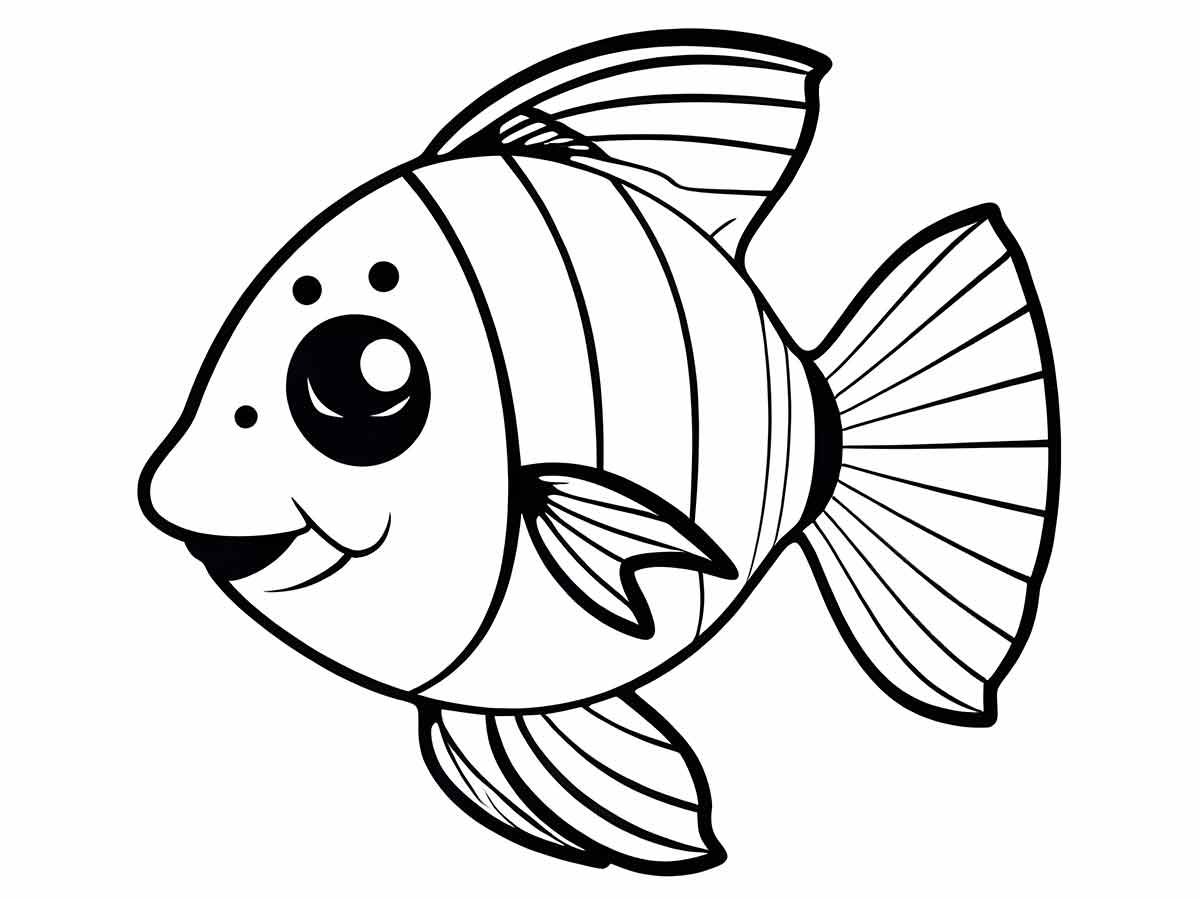 Fish coloring page (91)