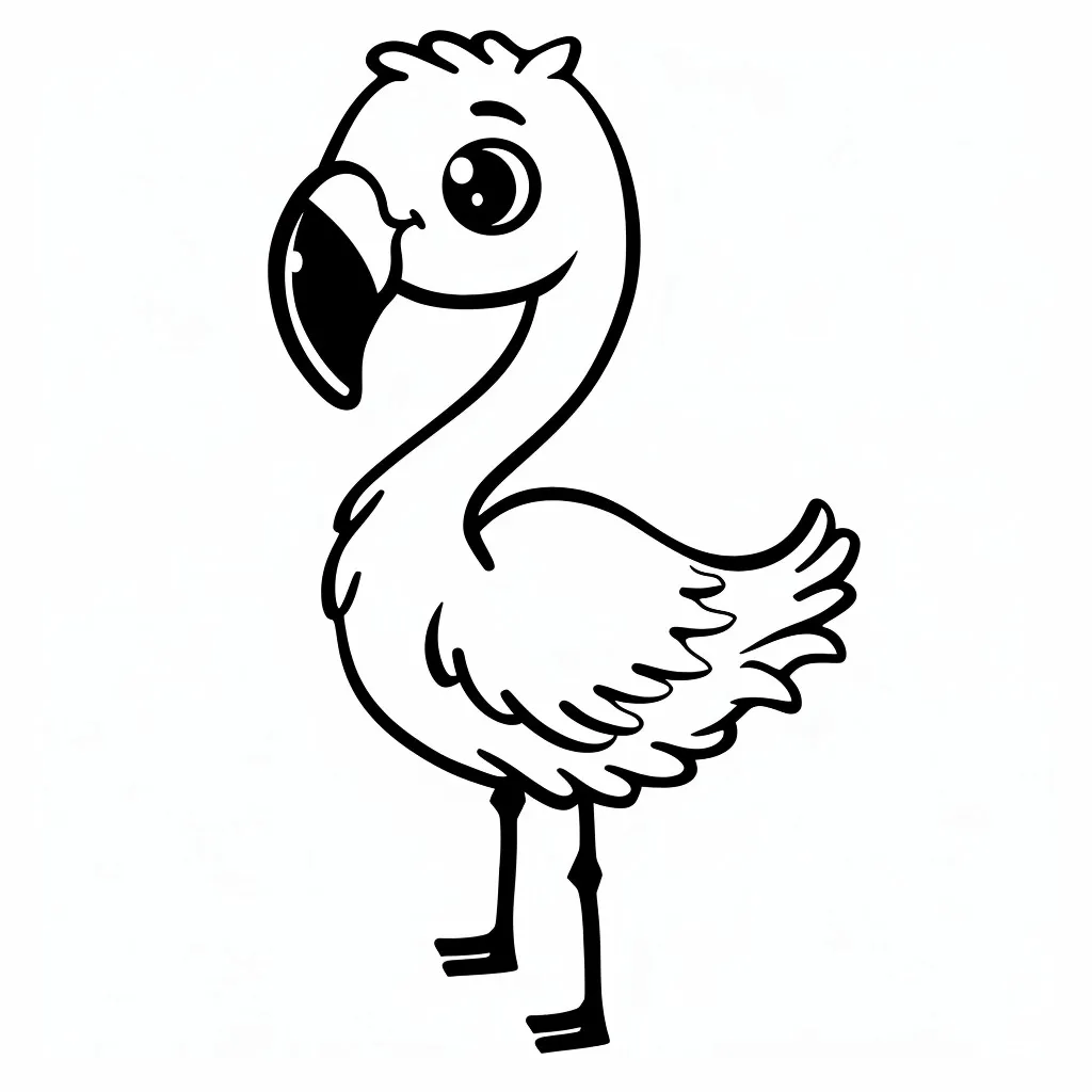 Flamingo Coloring Page (12)