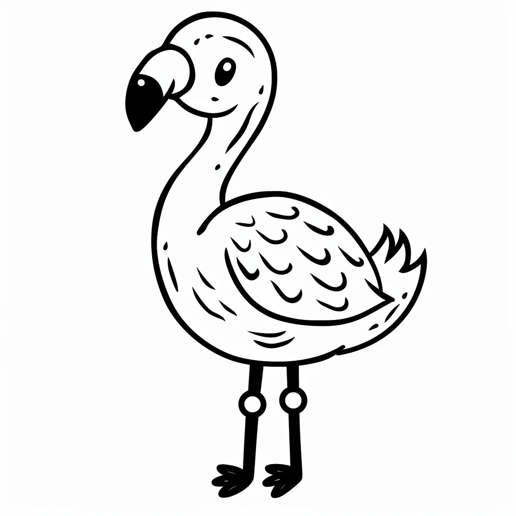 Flamingo Coloring Page (5)