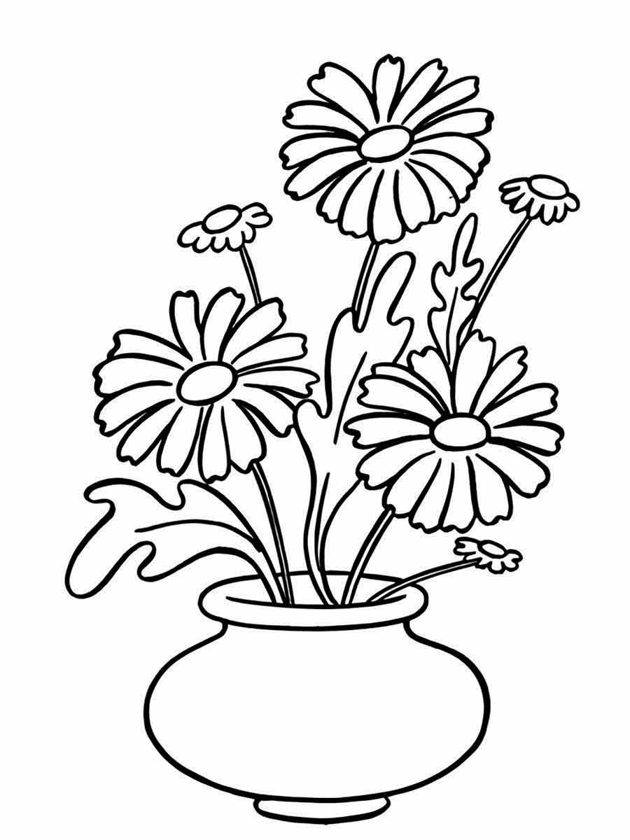 Flowers for kids coloring coloring page (12)