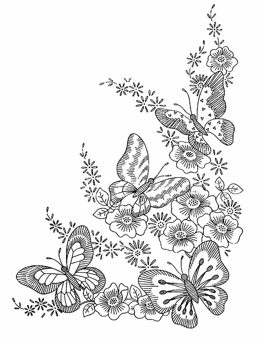 Flowers for kids coloring coloring page (30)