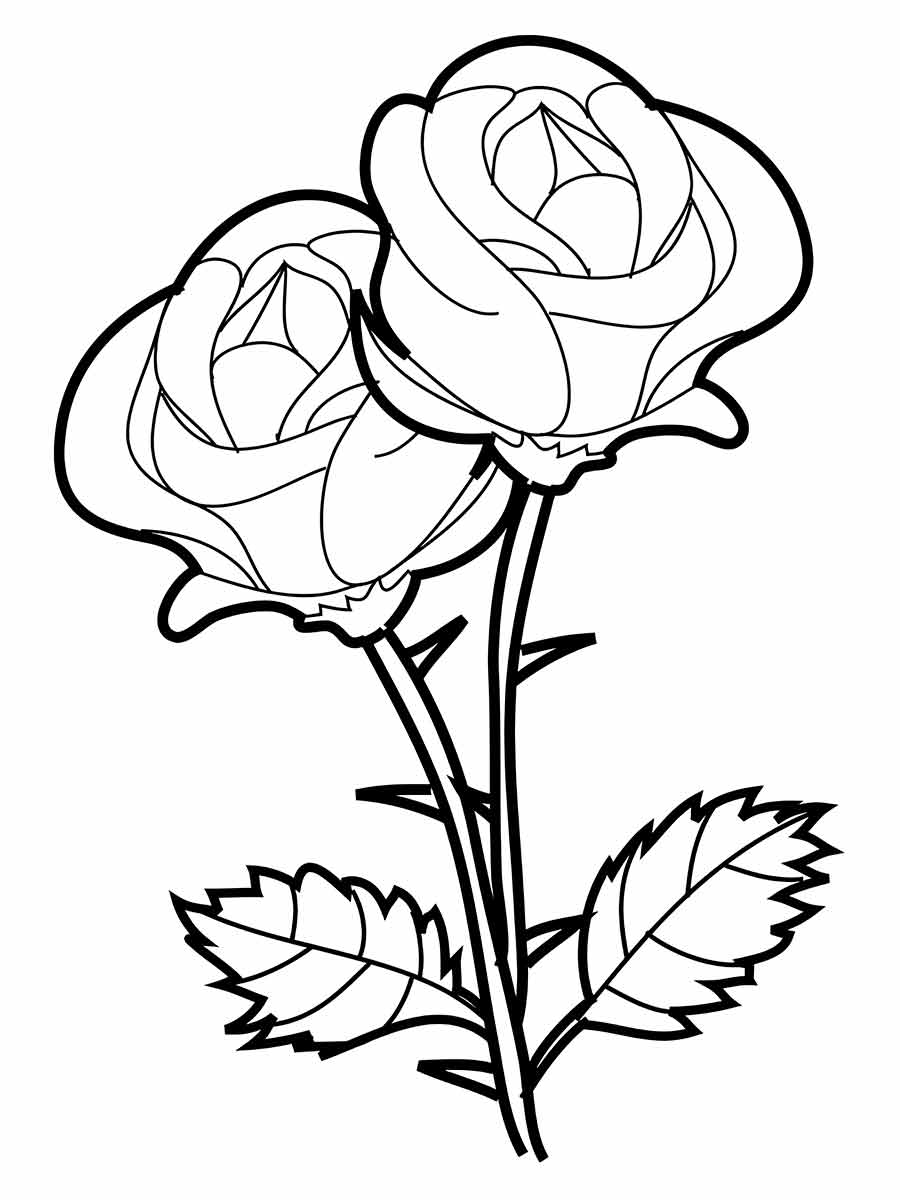 Flowers for kids coloring coloring page (5)