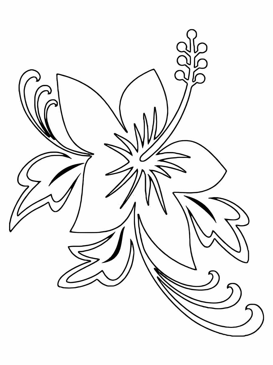 Flowers for kids coloring coloring page (59)