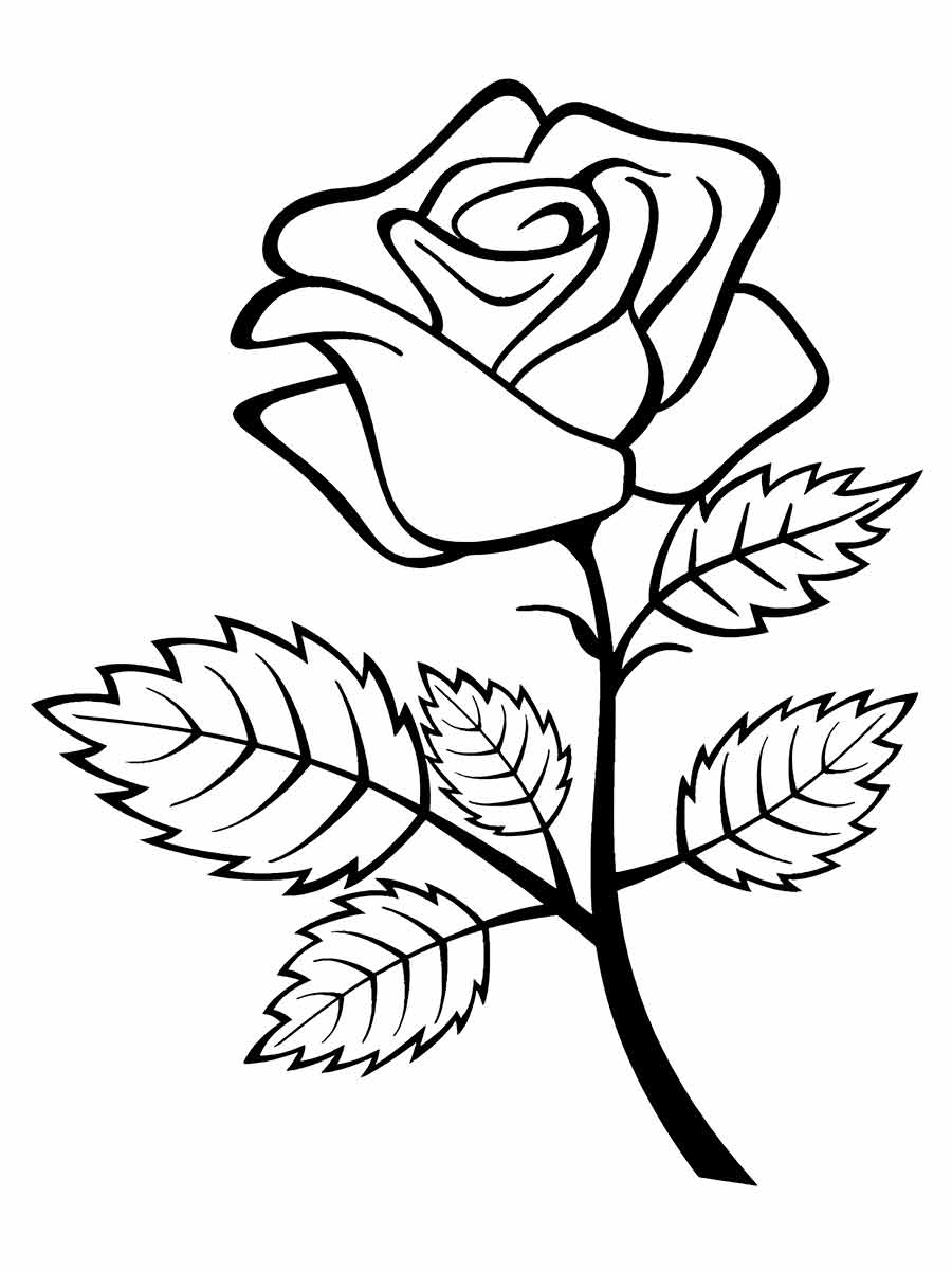 Flowers for kids coloring coloring page (6)