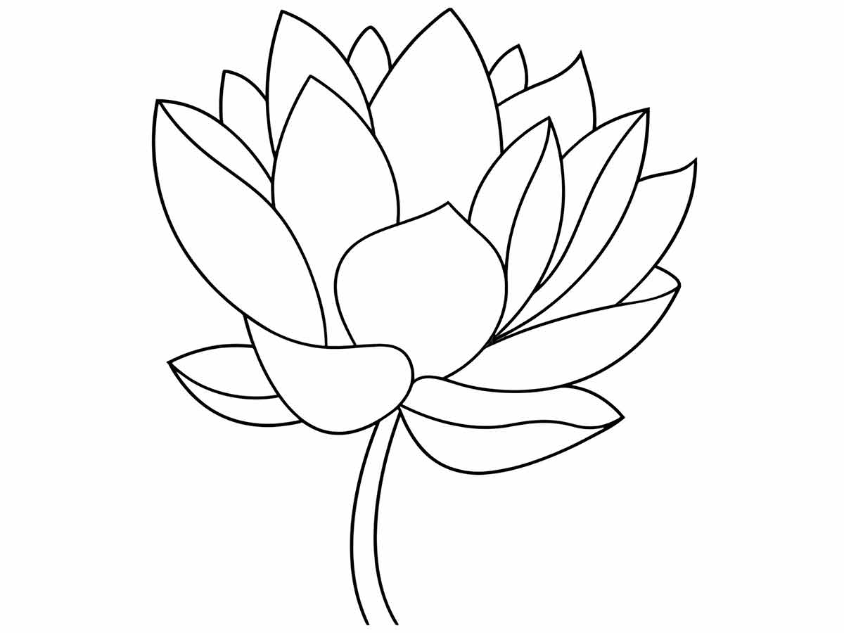 Flowers for kids coloring coloring page (72)