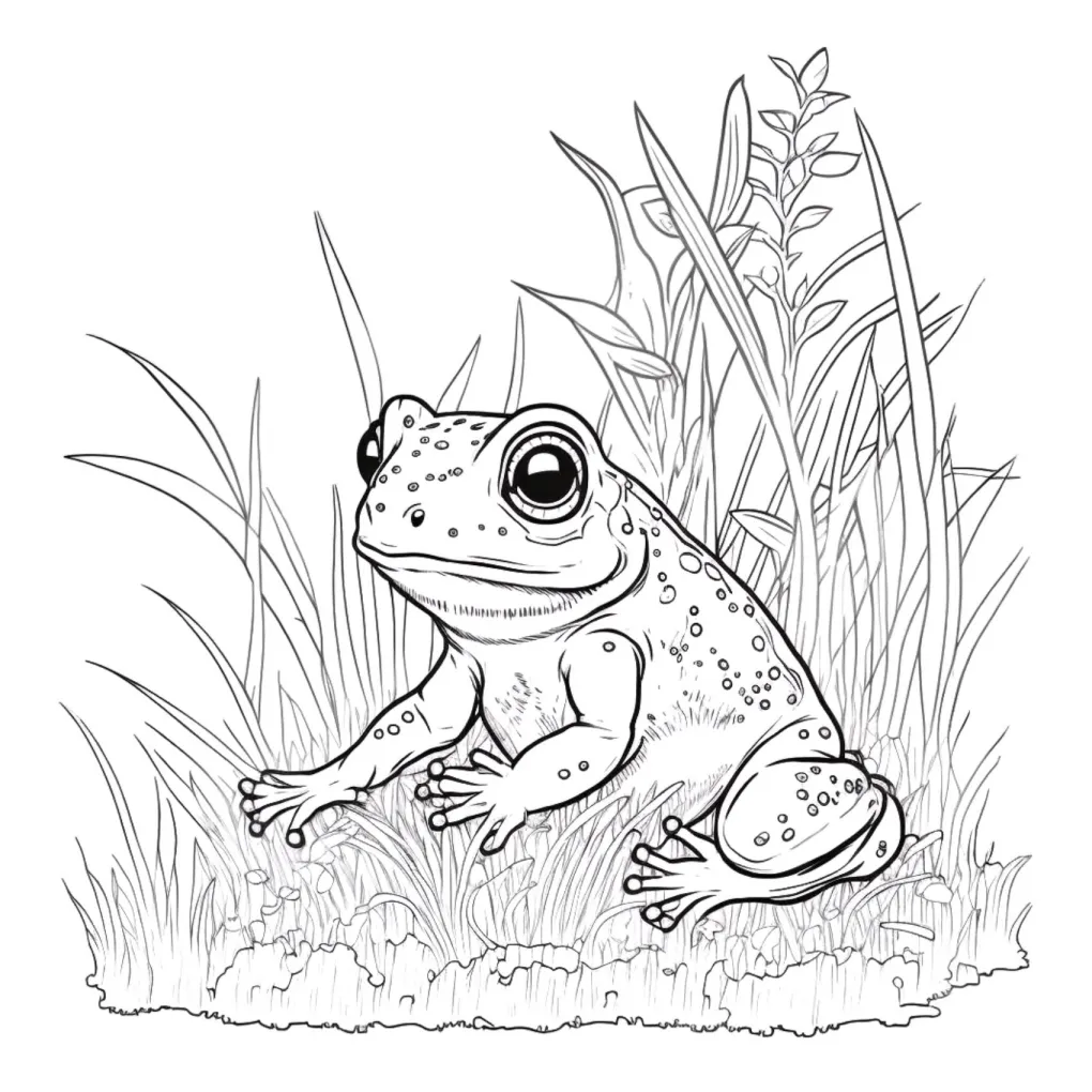 Frog coloring page (11)