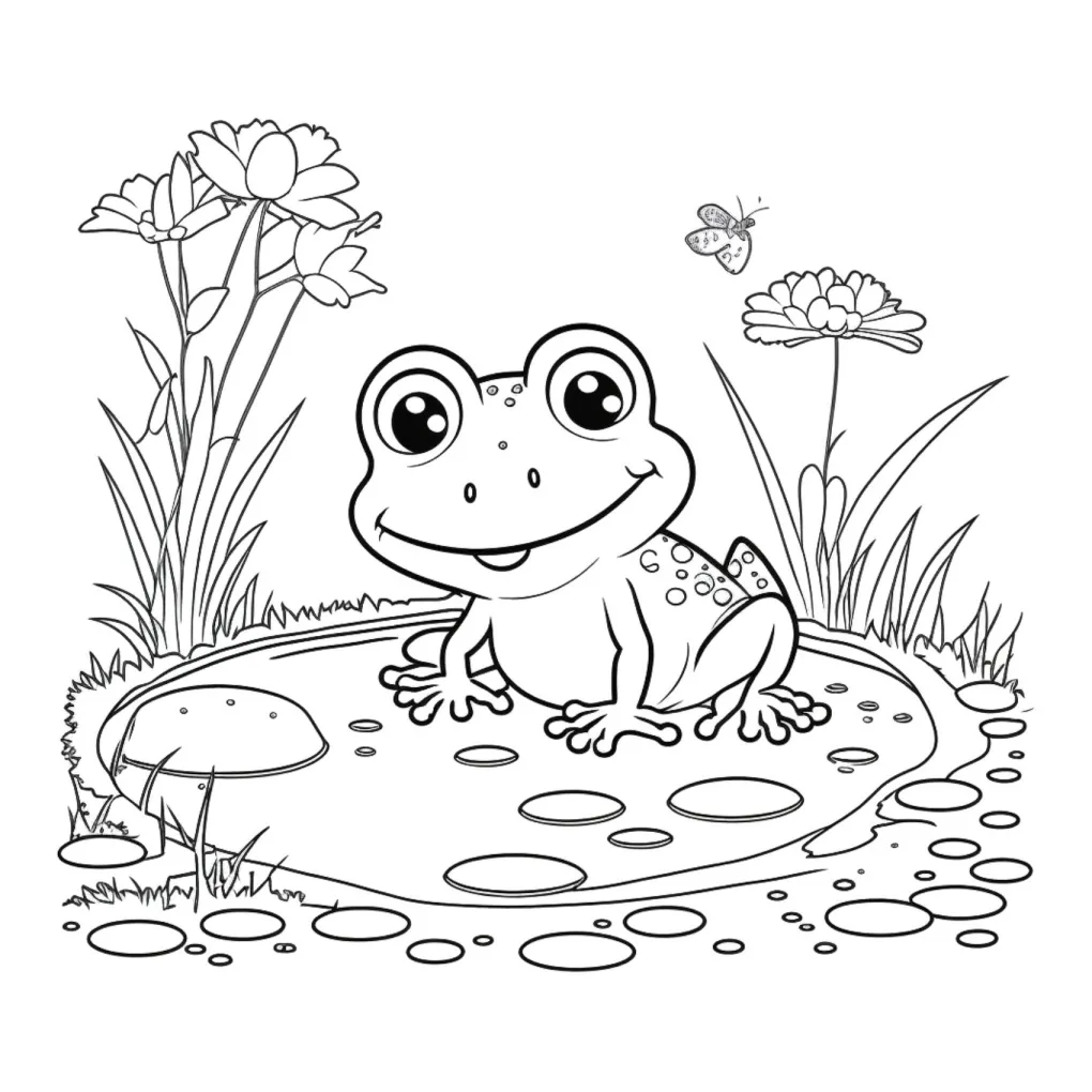 Frog coloring page (31)