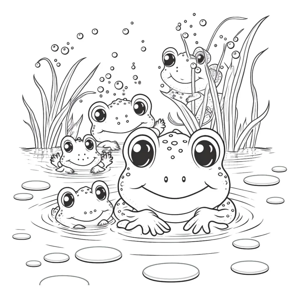 Frog coloring page (32)