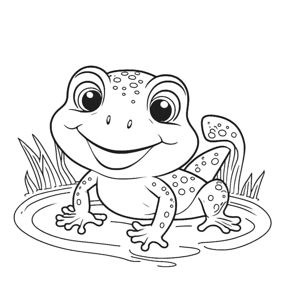 Frog coloring page (34)