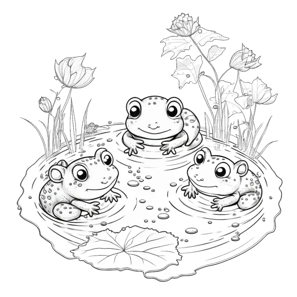 Frog coloring page (40)