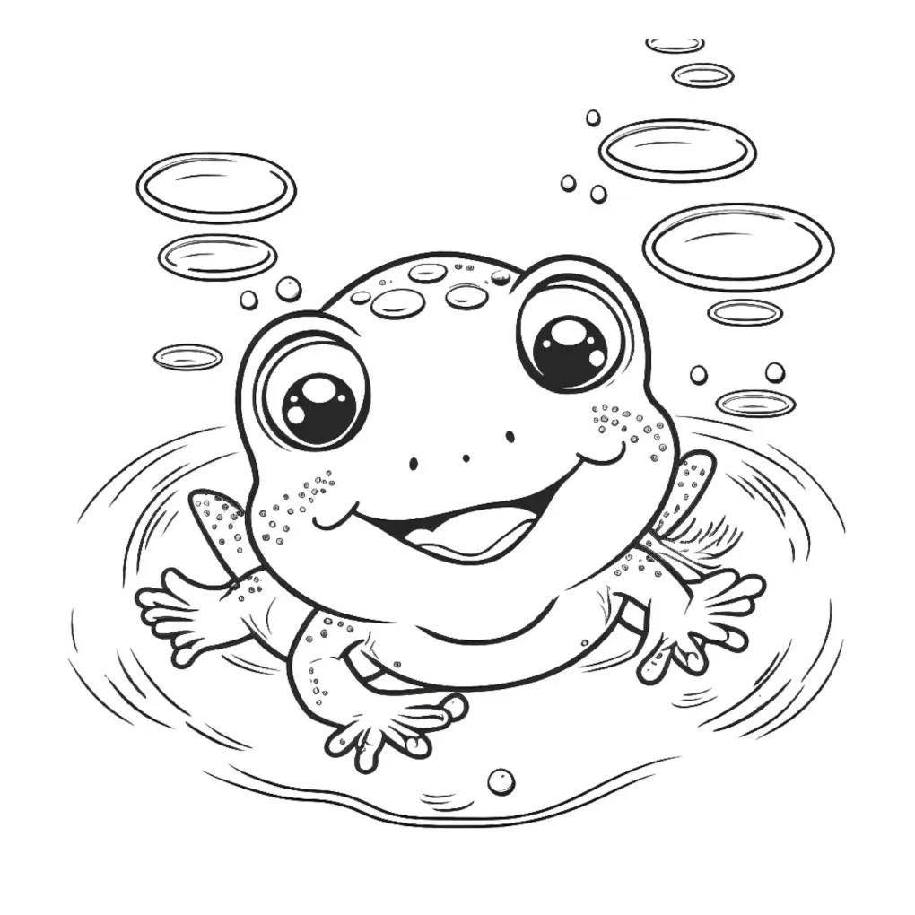 Frog coloring page (41)