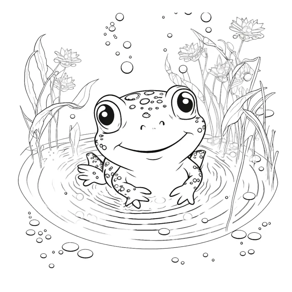 Frog coloring page (42)