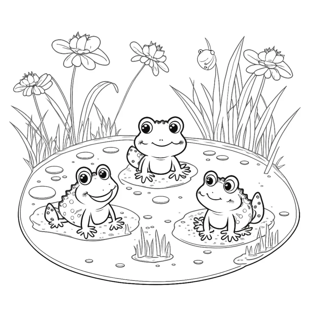 Frog coloring page (43)