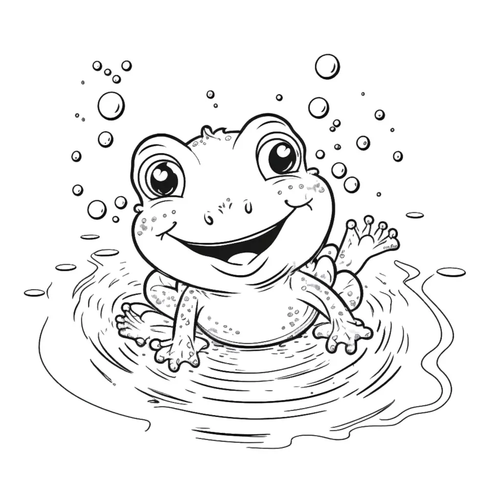 Frog coloring page (44)