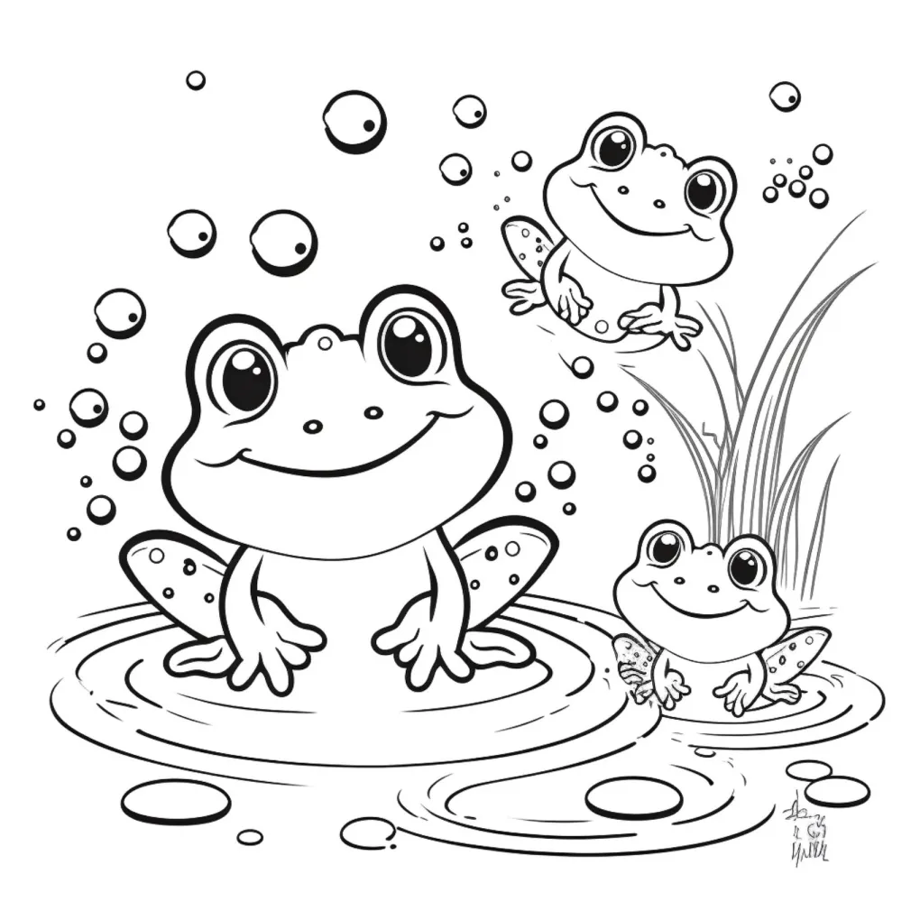 Frog coloring page (46)