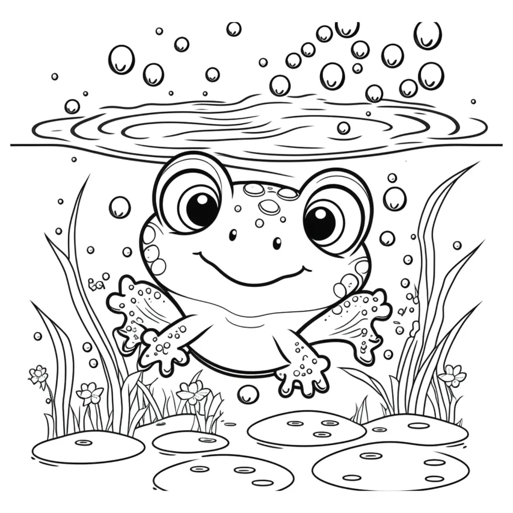 Frog coloring page (48)