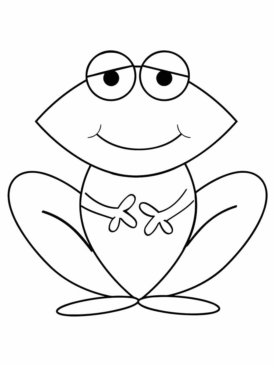 Frog coloring pages (11)