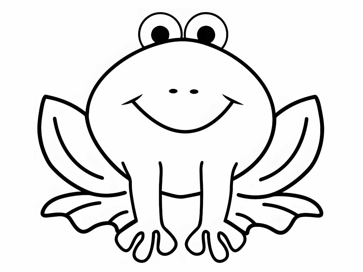 Frog coloring pages (15)