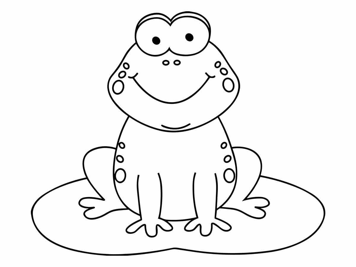 Frog coloring pages (17)