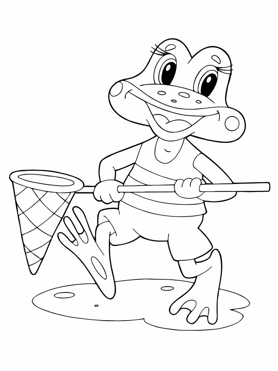 Frog coloring pages (30)