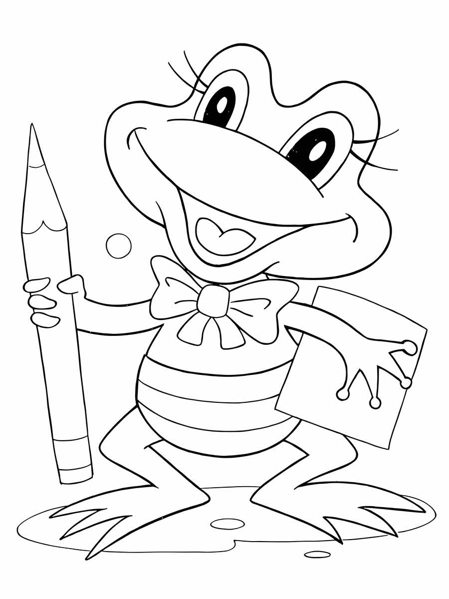 Frog coloring pages (35)