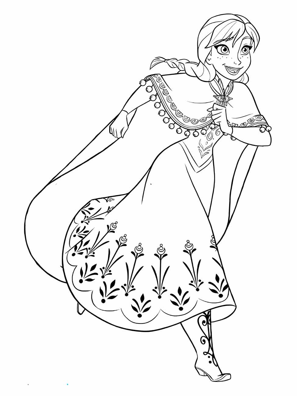 Frozen coloring page (102)