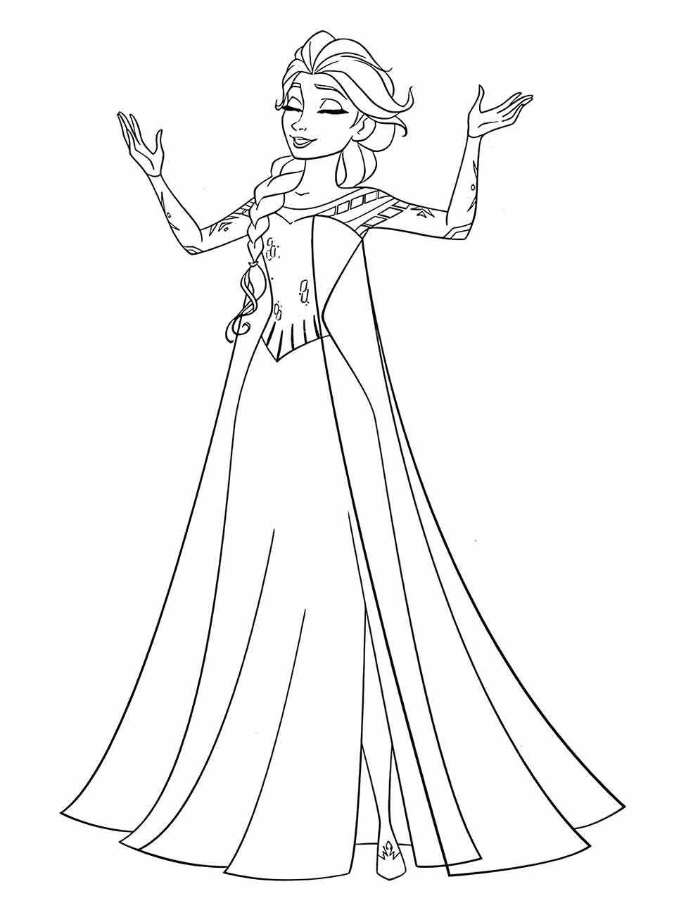 Frozen coloring page (103)