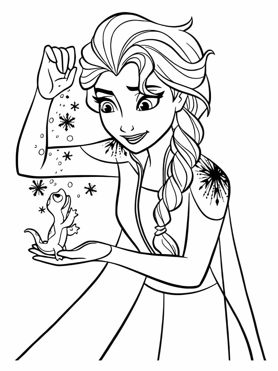 Frozen coloring page (104)