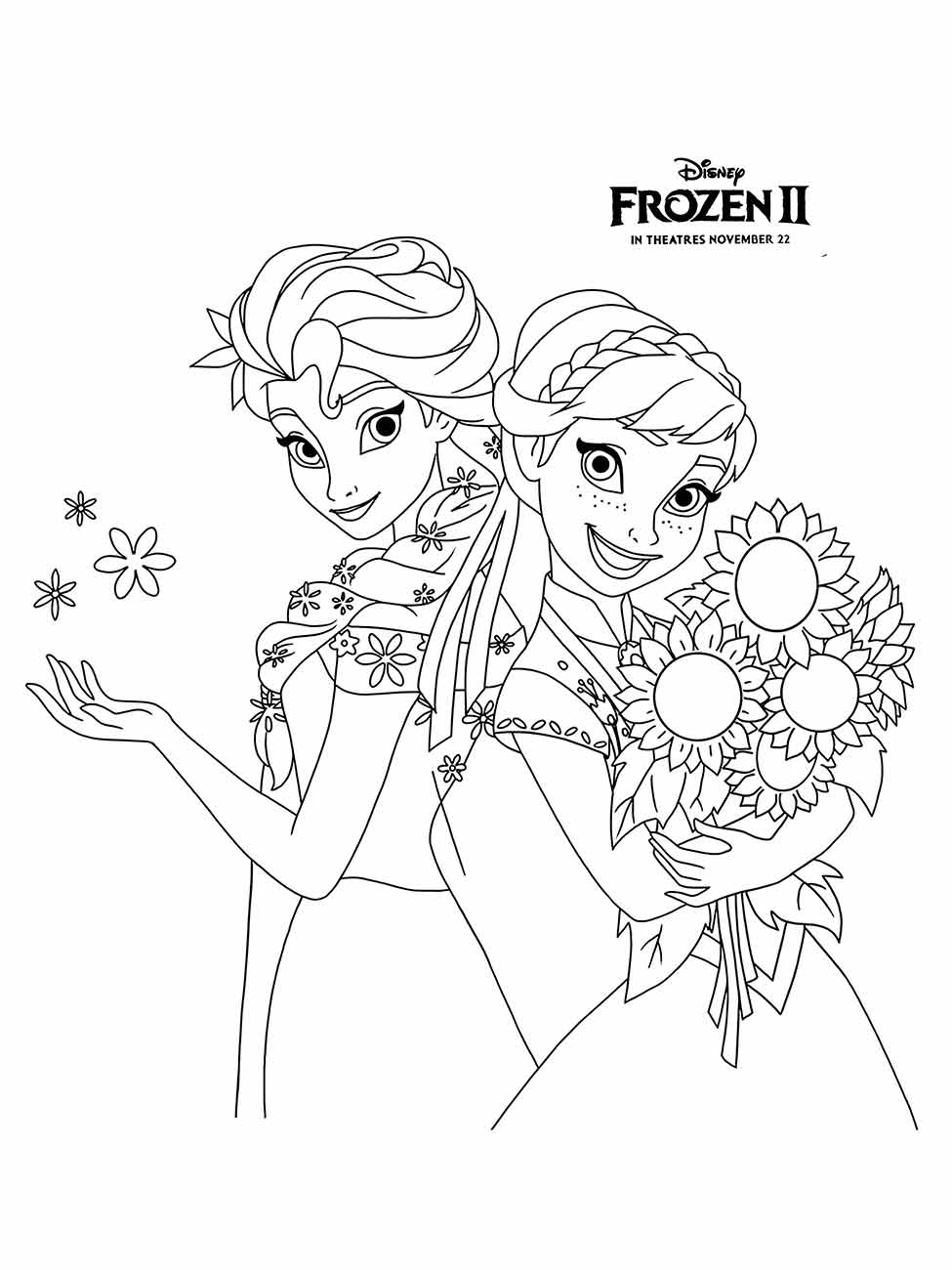 Frozen coloring page (11)