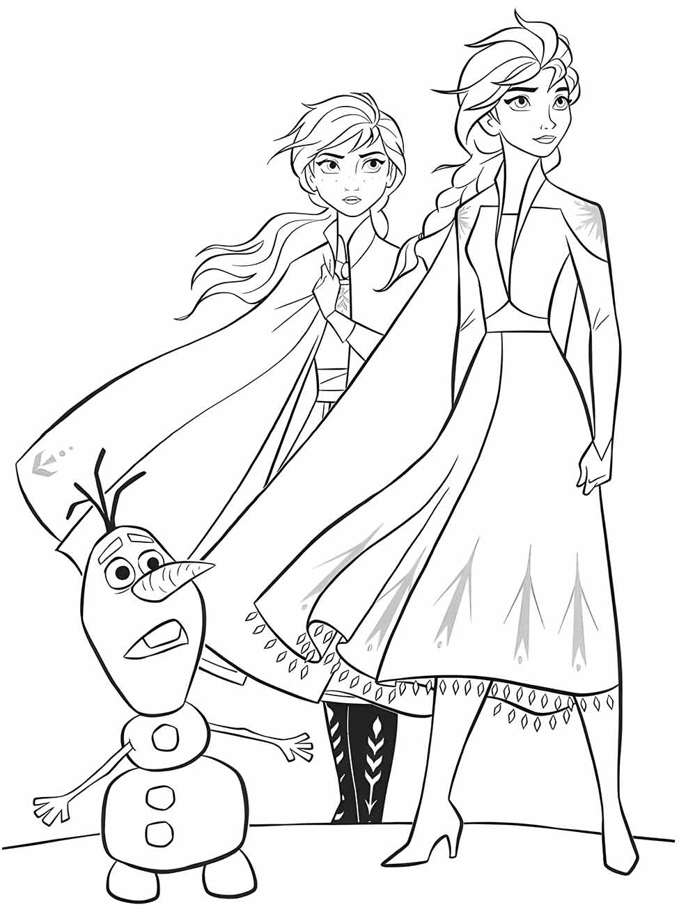 Frozen coloring page (12)