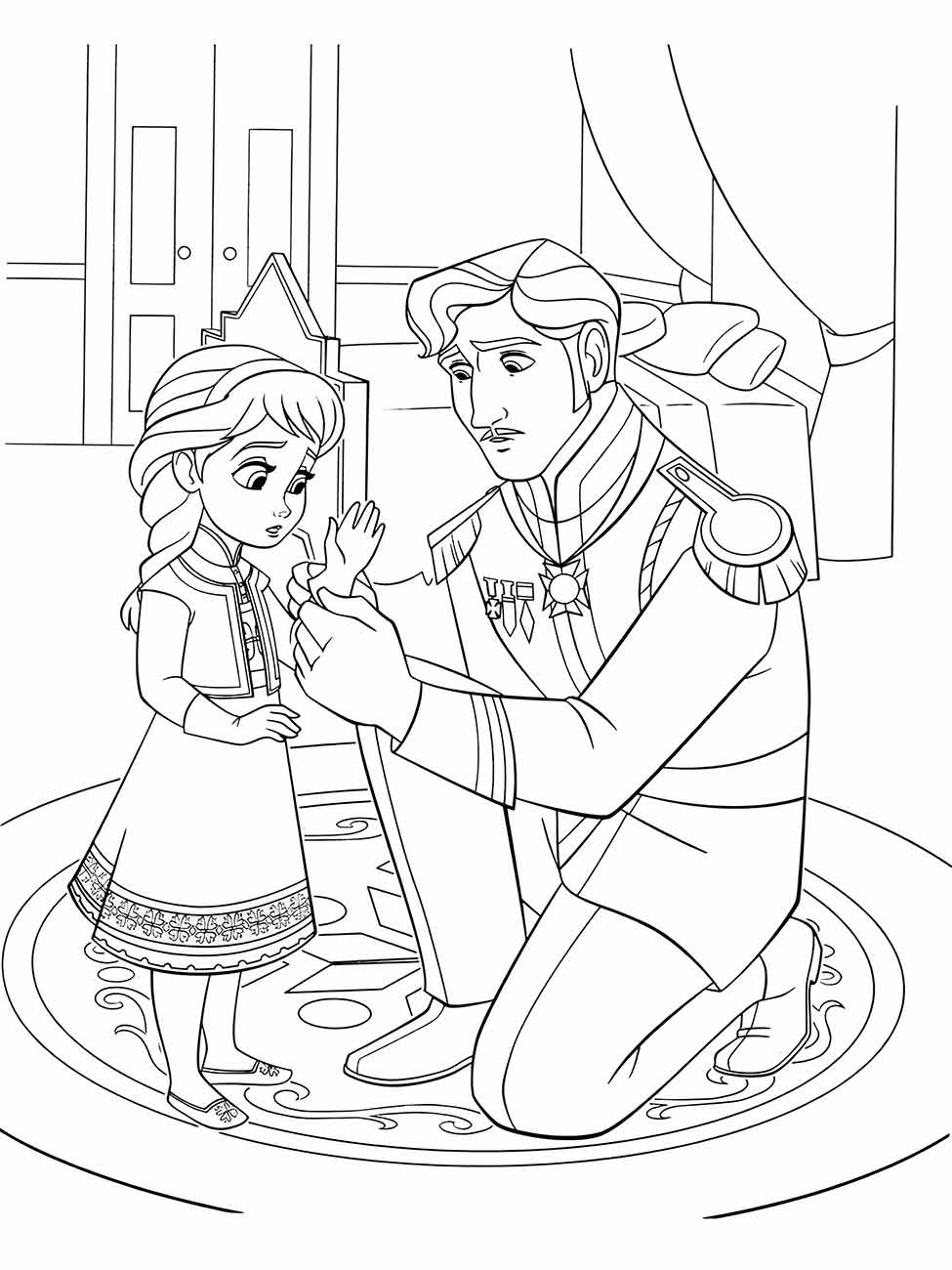 Frozen coloring page (17)