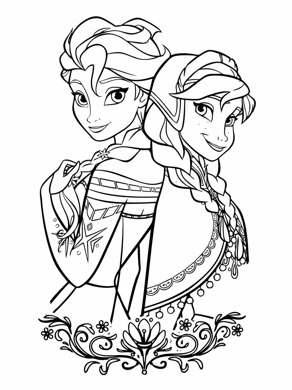 Frozen coloring page (18)