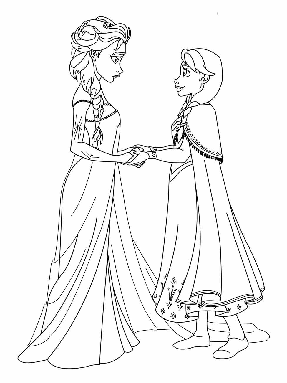 Frozen coloring page (19)