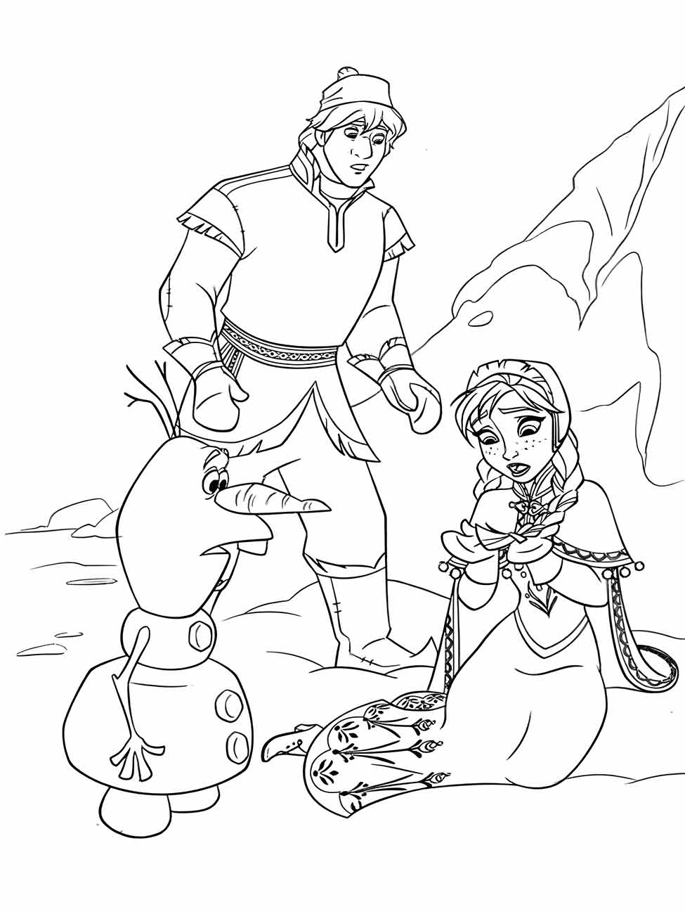 Frozen coloring page (21)