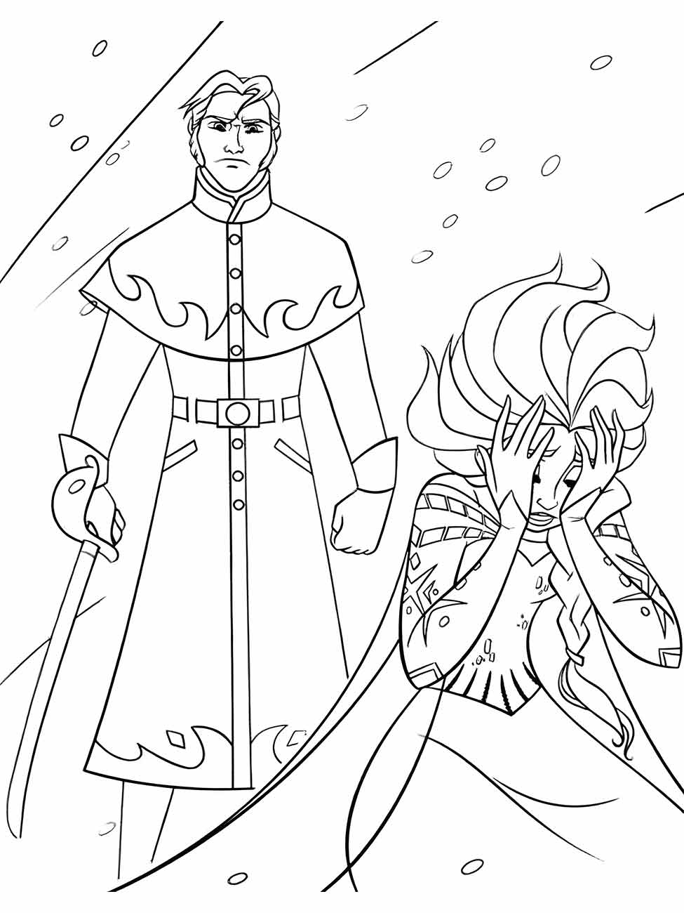 Frozen coloring page (24)