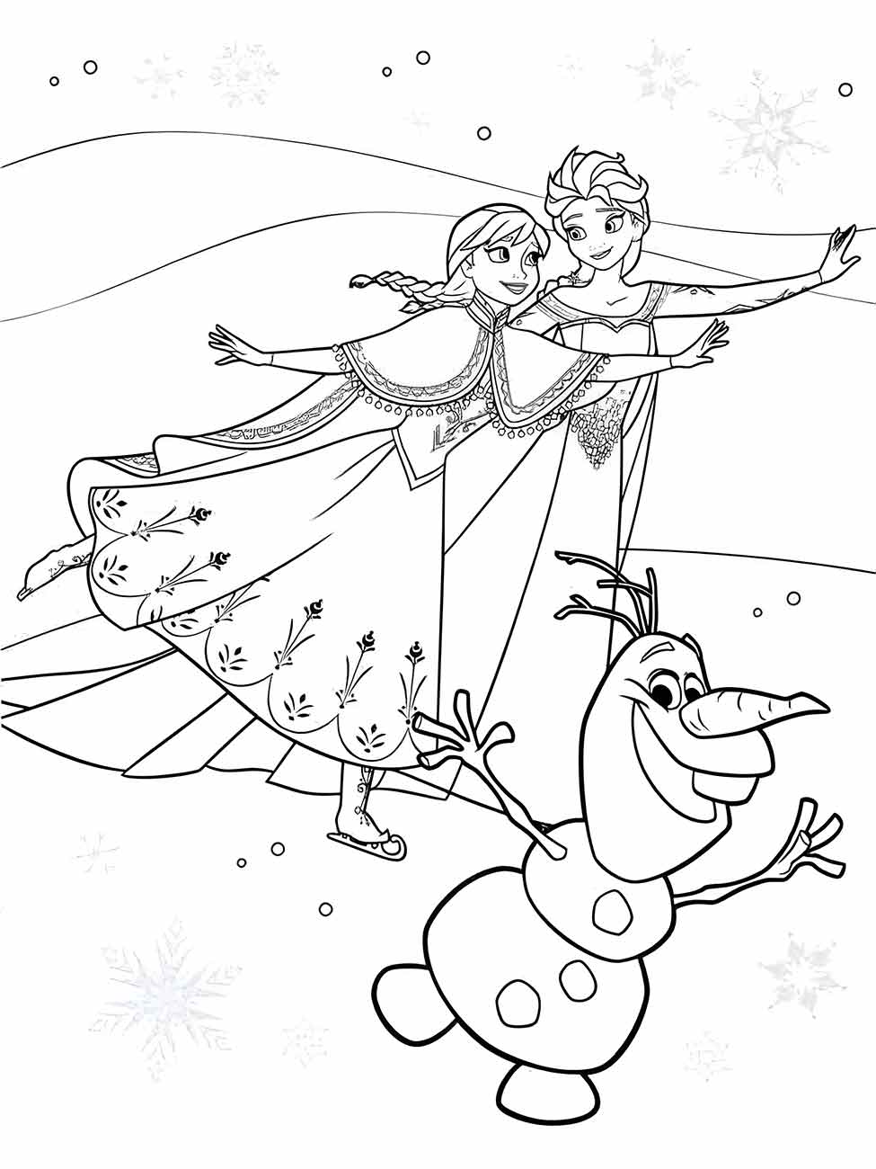 Frozen coloring page (27)