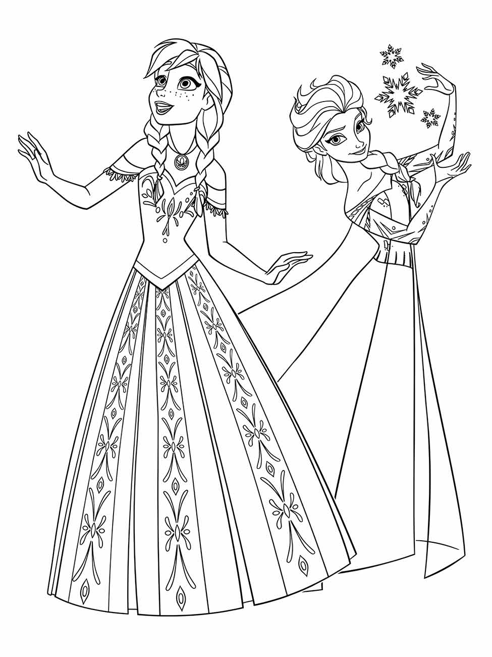 Frozen coloring page (31)